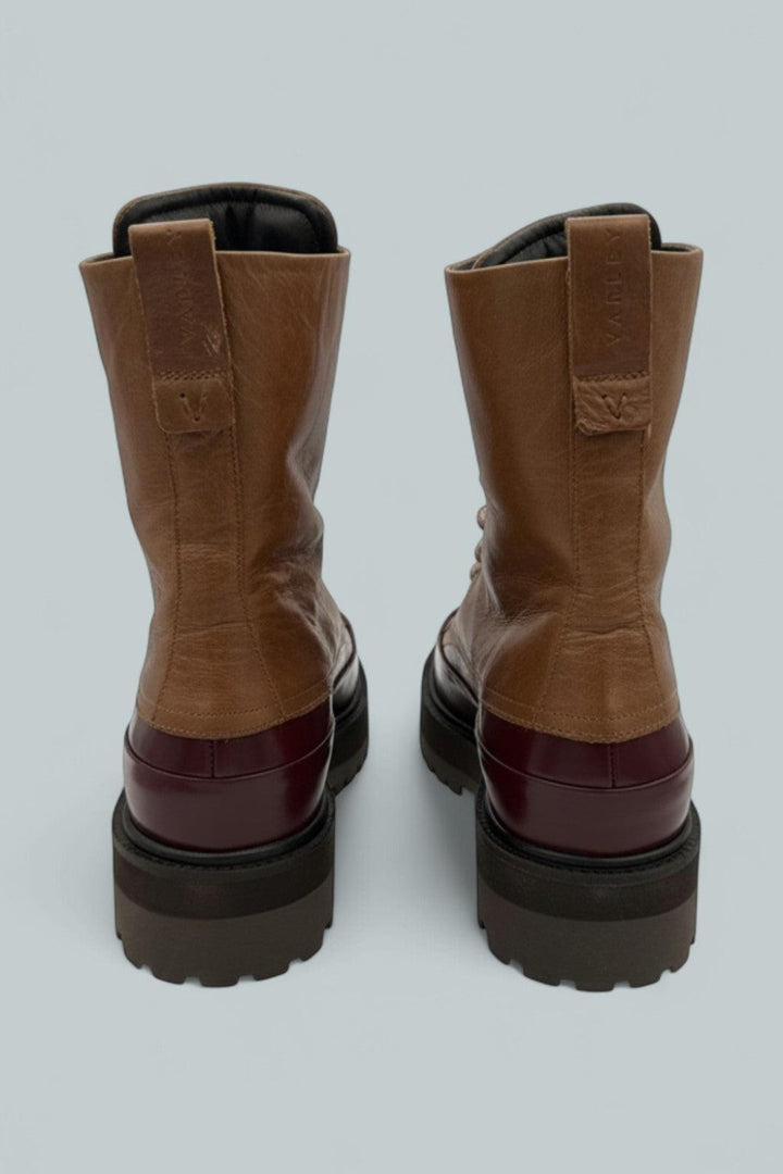 Silo Winter Boot - Bordo/Camel - 10 - Boots