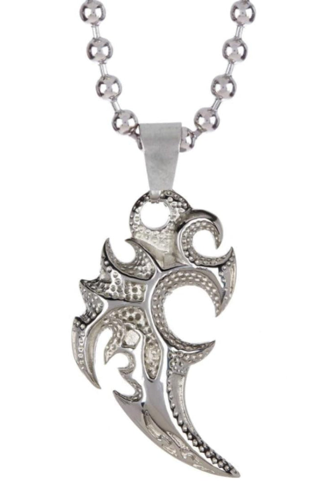 Silver Motif Necklace - FINAL SALE - One Size - Necklace