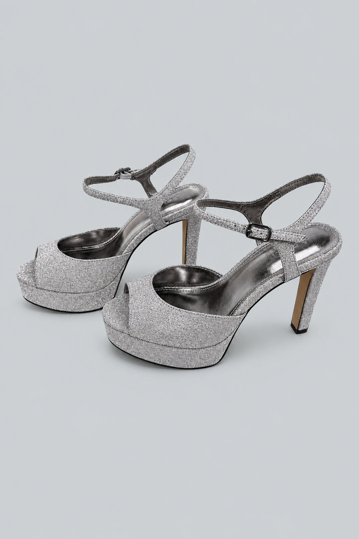 Women's Poppy Platform Sandals - Silver