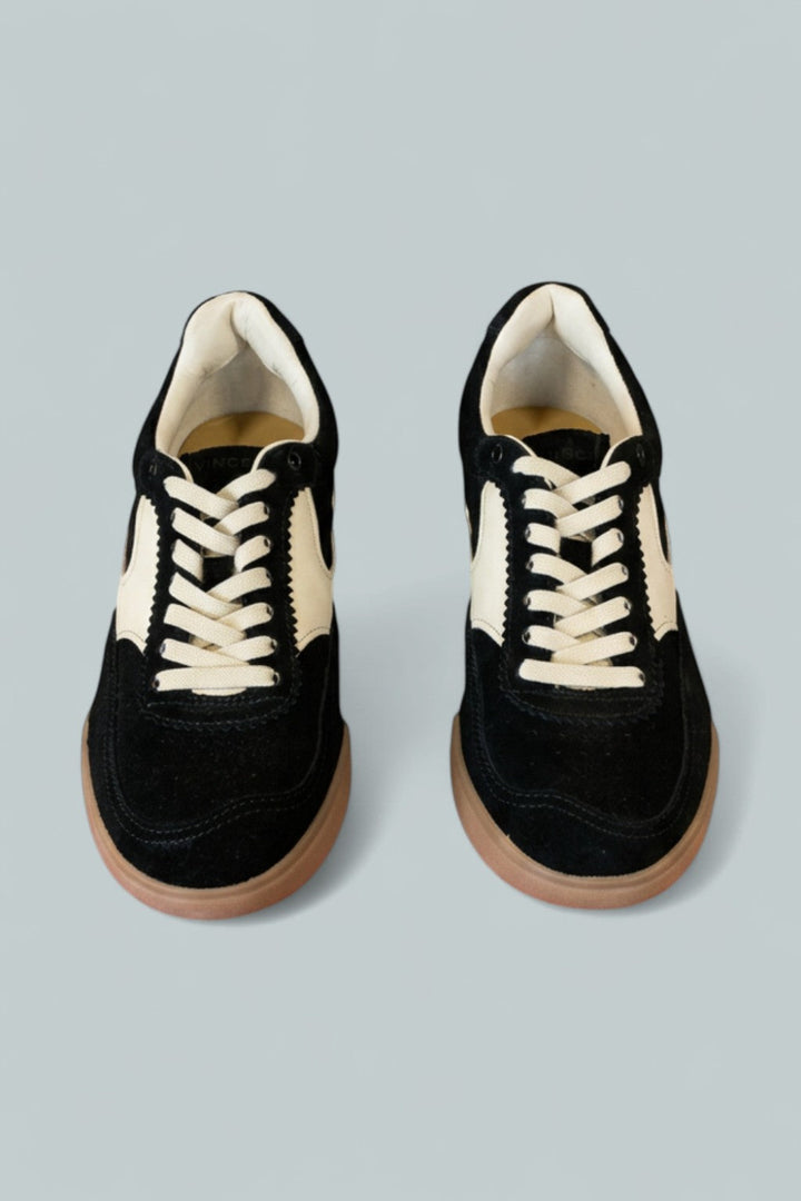 Silverlake Trainer Leather Slip-On - Black - US 7 - Sneaker