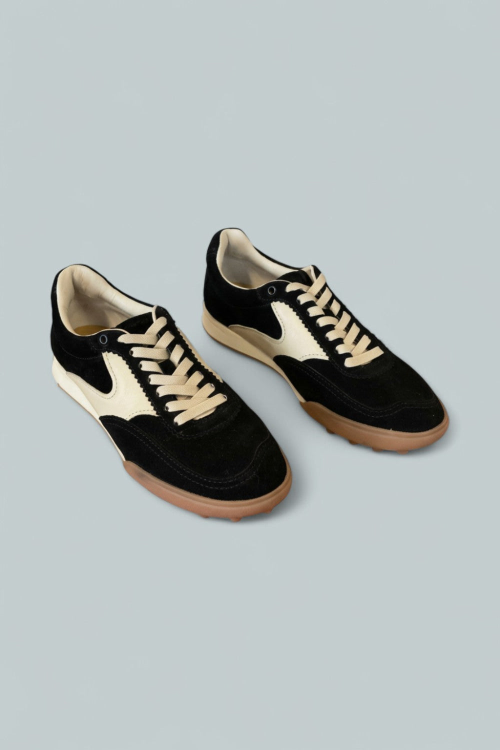 Silverlake Trainer Leather Slip-On - Black - US 7 - Sneaker