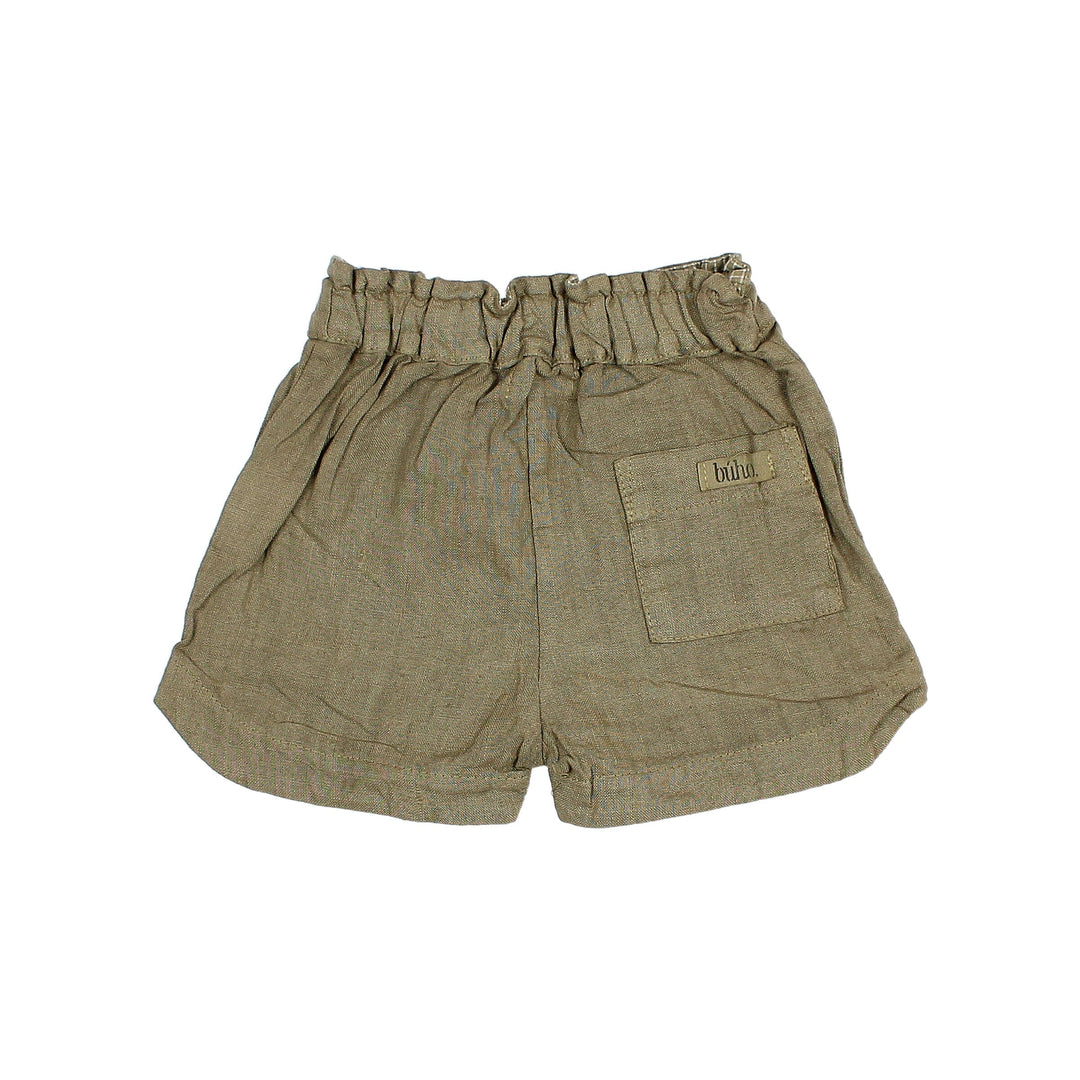 BB Linen Shorts - Kaki