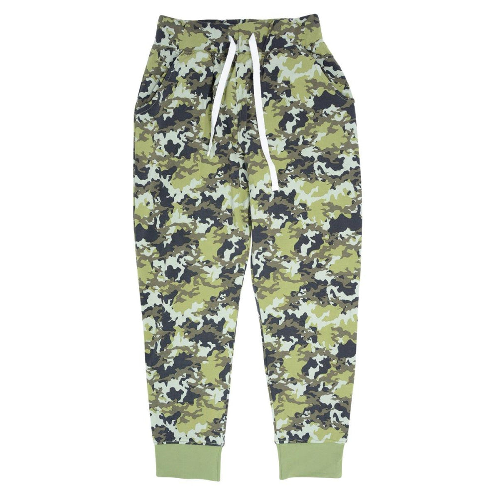 Slacker Pocket Pant - Green Camo - 3-6 Months - Joggers