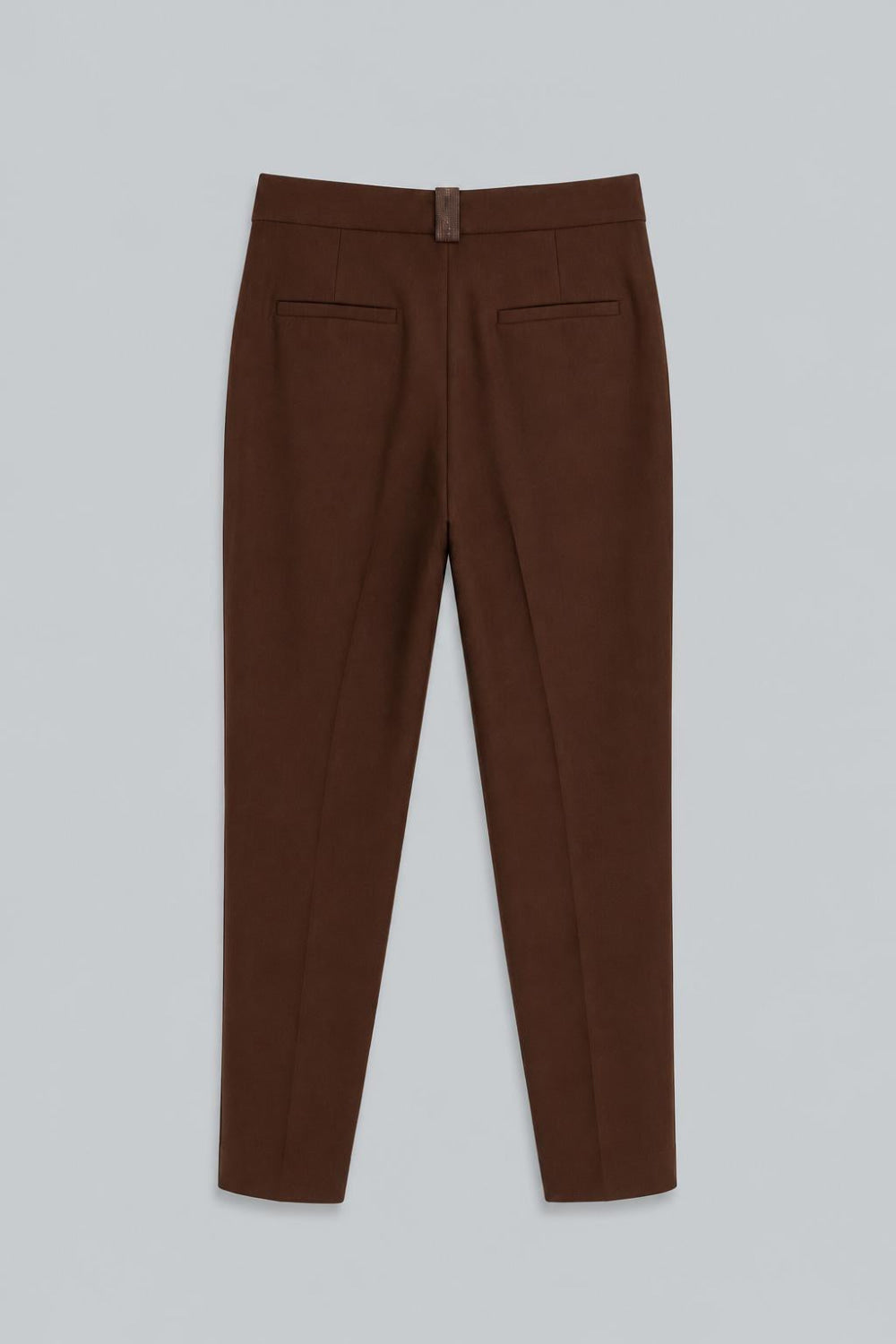 Slim Leg Pants - Brown Over - 36 / US / XXS - Trouser