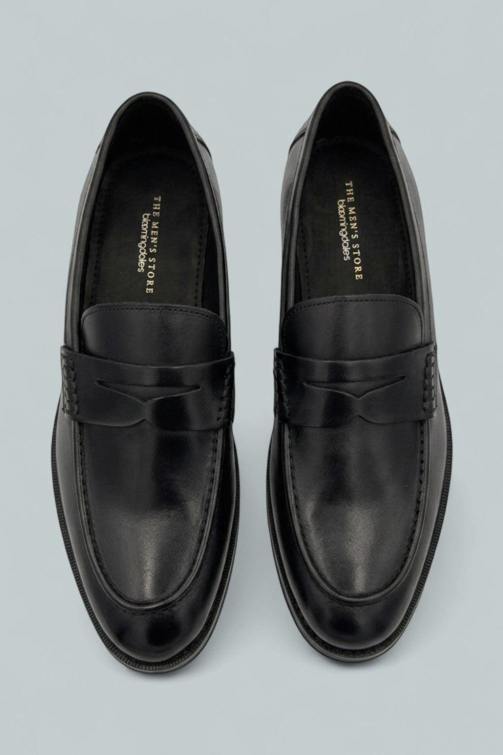 Slip On Penny Loafers - Black - 8.5 - Slip-On