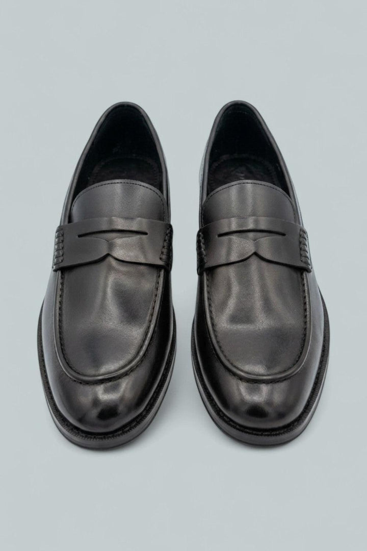 Slip On Penny Loafers - Black - 8.5 - Slip-On