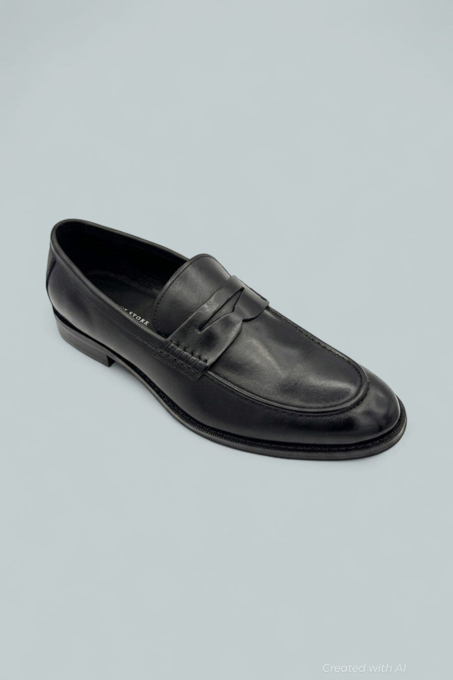 Slip On Penny Loafers - Black - 8.5 - Slip-On