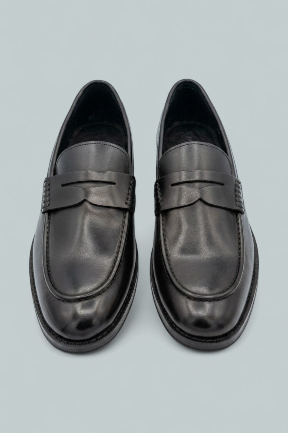 Slip On Penny Loafers - Black - 8.5 - Slip-On