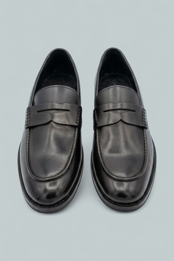 Slip On Penny Loafers - Black - 8.5 - Slip-On