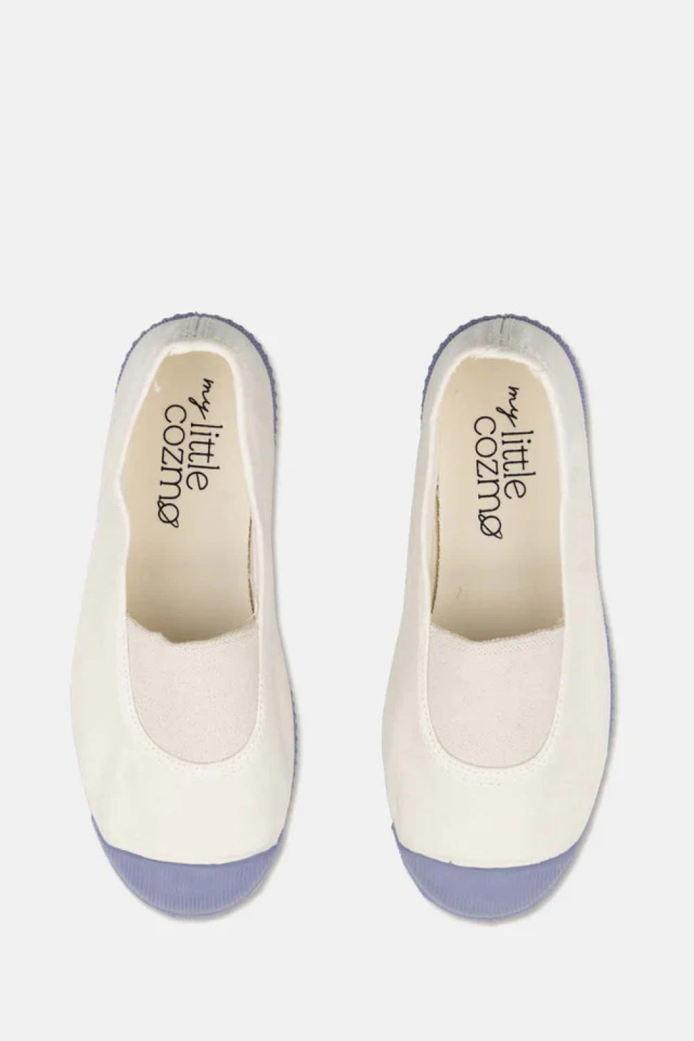 Slip-on vegan sneakers - Ivory sky blue - Slip-On