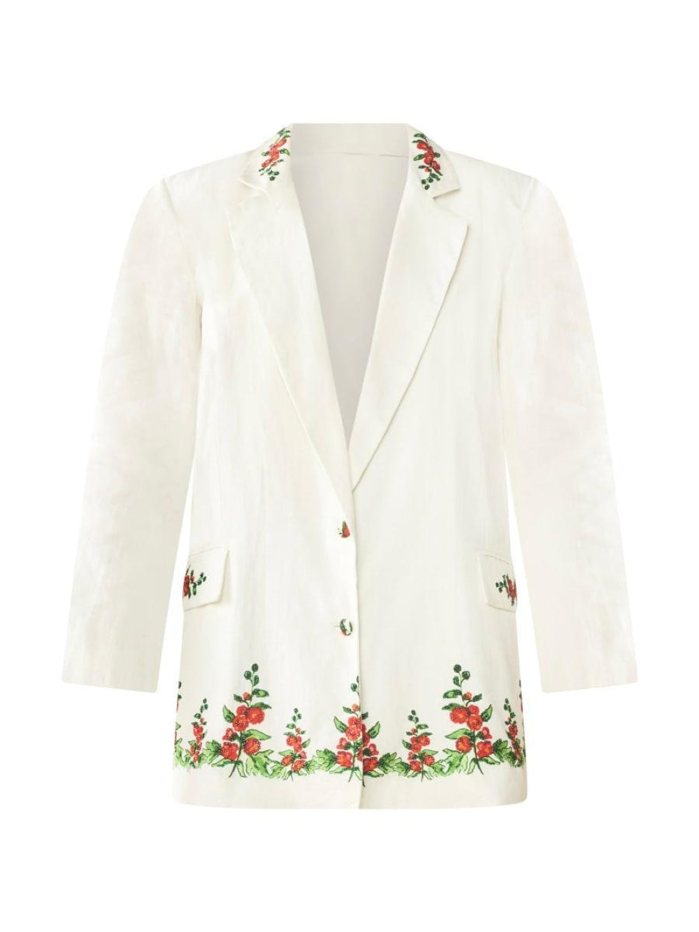 Sloan Blazer x Larsen McDowell - White Larsen Watercolor - FINAL SALE - Blazer