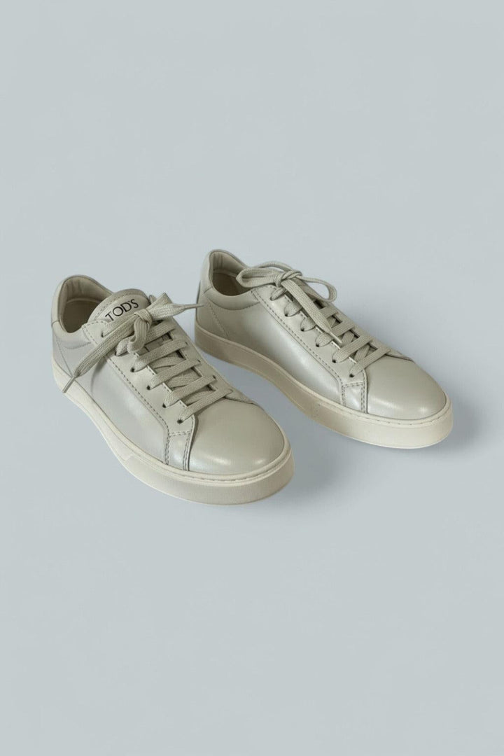 Sneakers In Leather - White - 9 - Sneaker