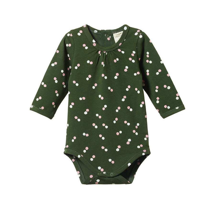 Florence Bodysuit - Snow Drop Print Bodysuits + Onesies Nature Baby 