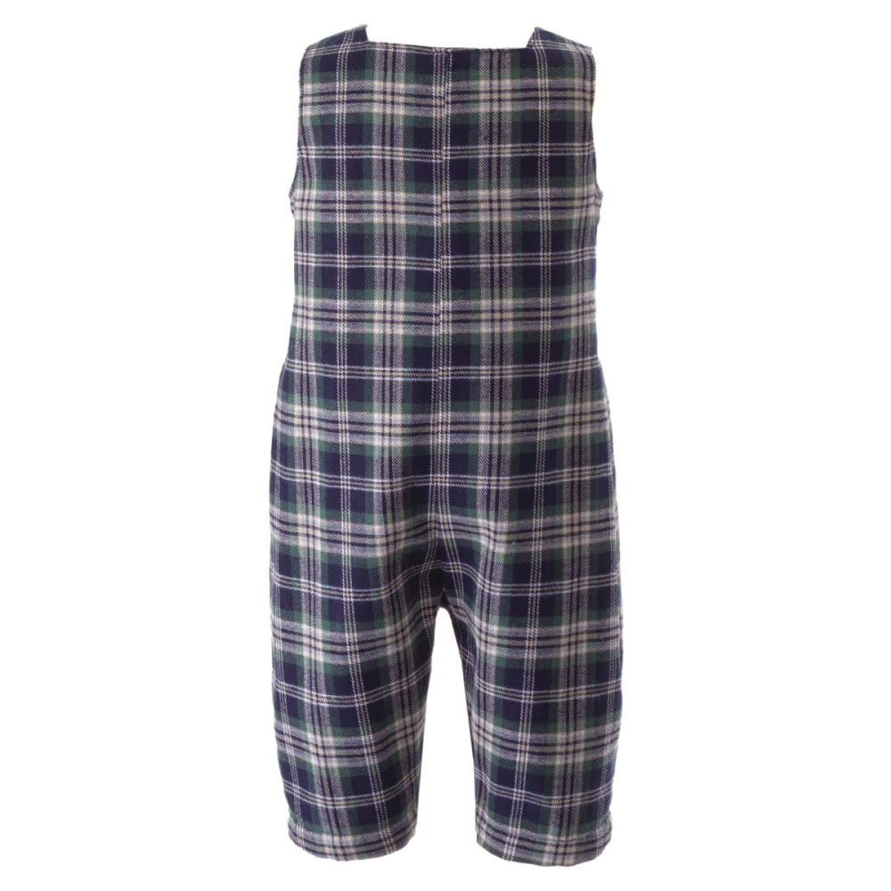 Snowman Smocked Overalls - Overalls