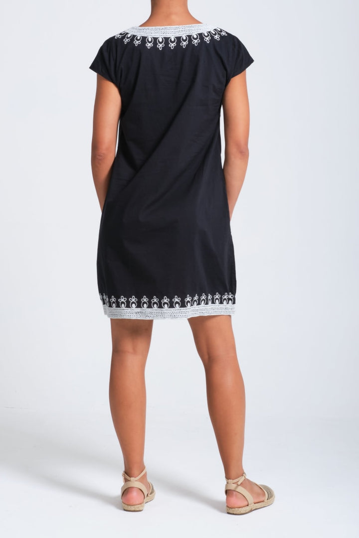 Rowena Tunic - Black/White