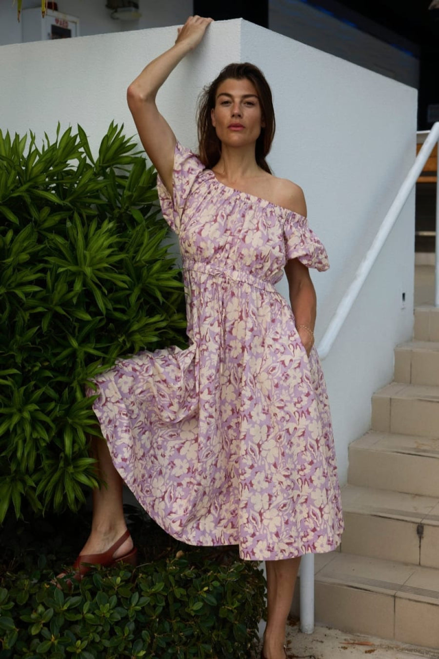 Sofi Off Shoulder Dress - Limited Edition Print - Dresses