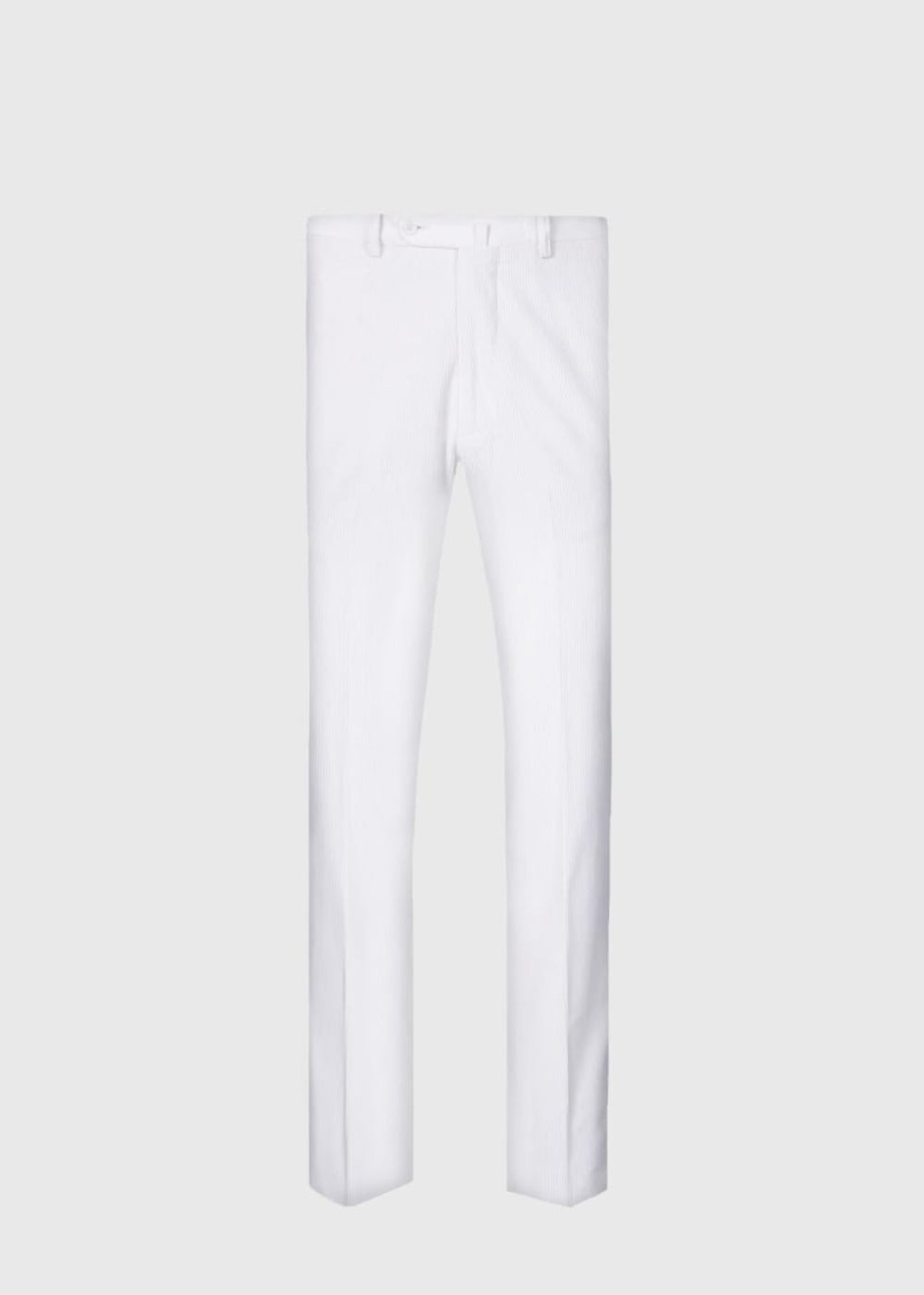 Soft Corduroy Dress Trouser - Ice White - Trouser