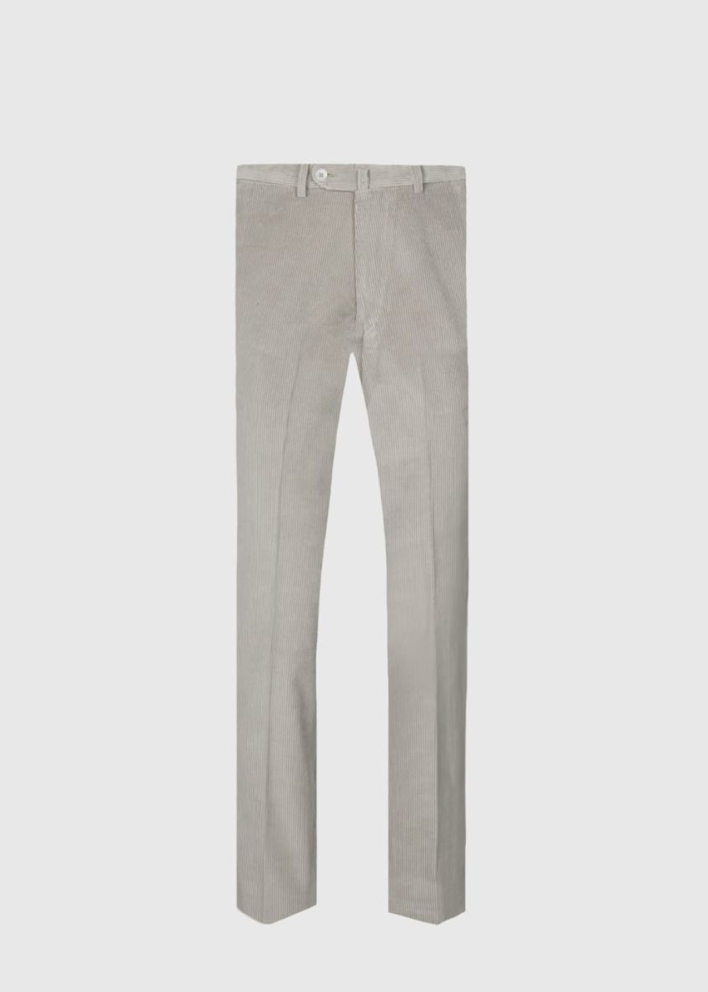 Soft Corduroy Dress Trouser - Light Grey - 42 - Trouser
