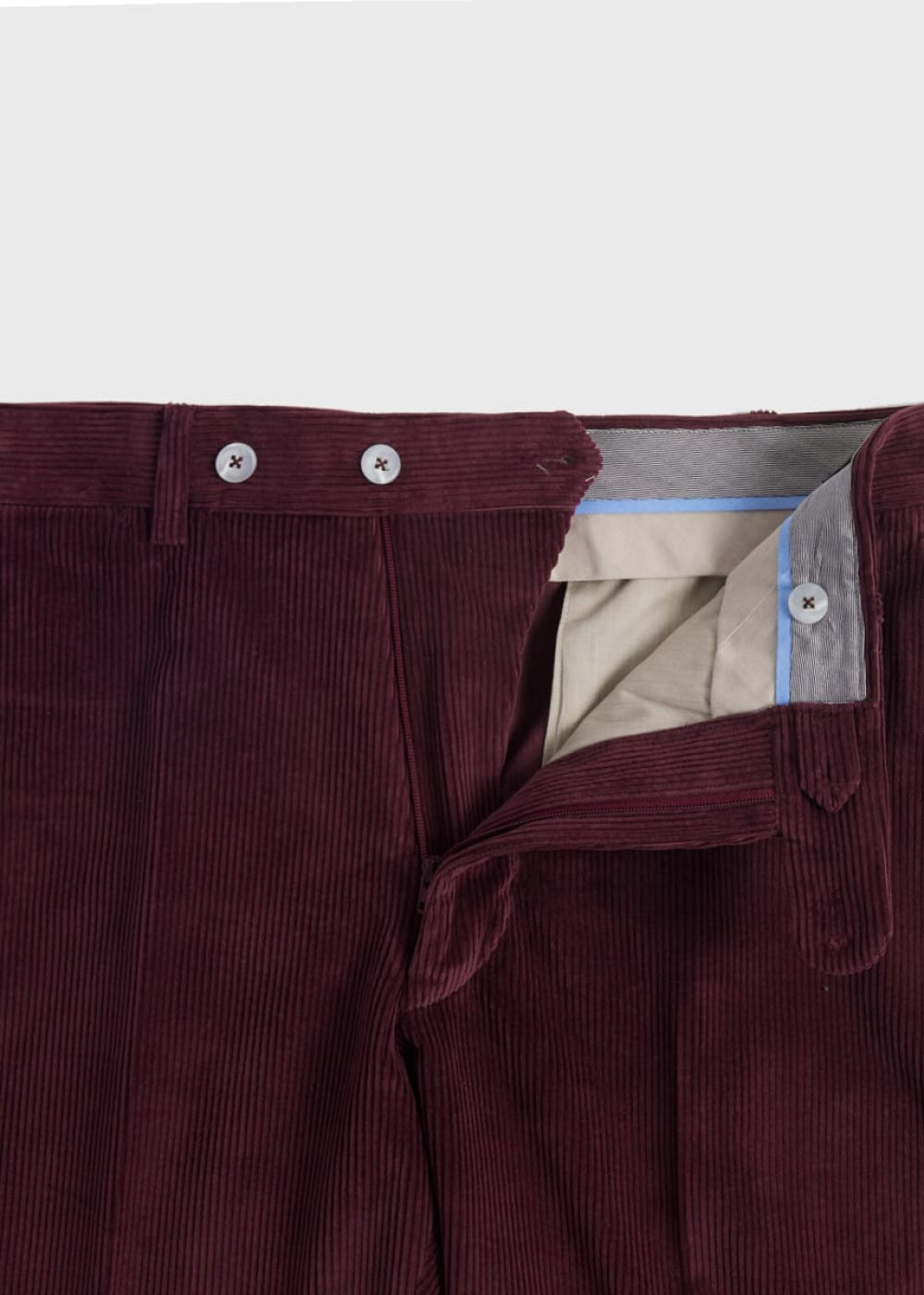 Soft Corduroy Dress Trouser - Plum - Trouser