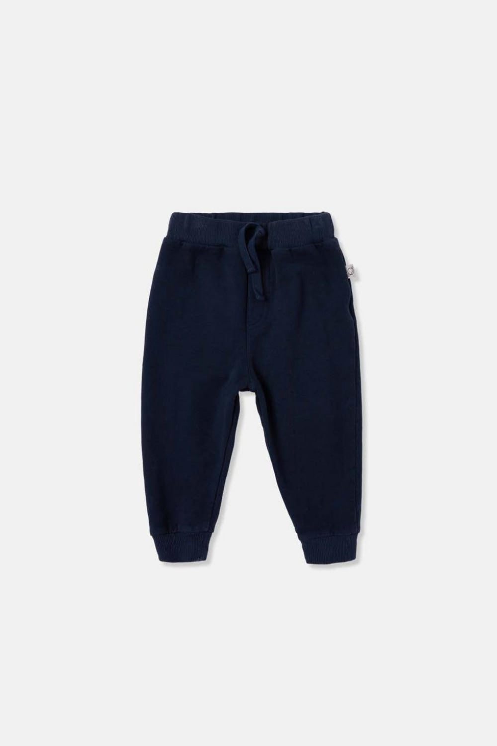 Soft fleece baby pants - Navy - Pants