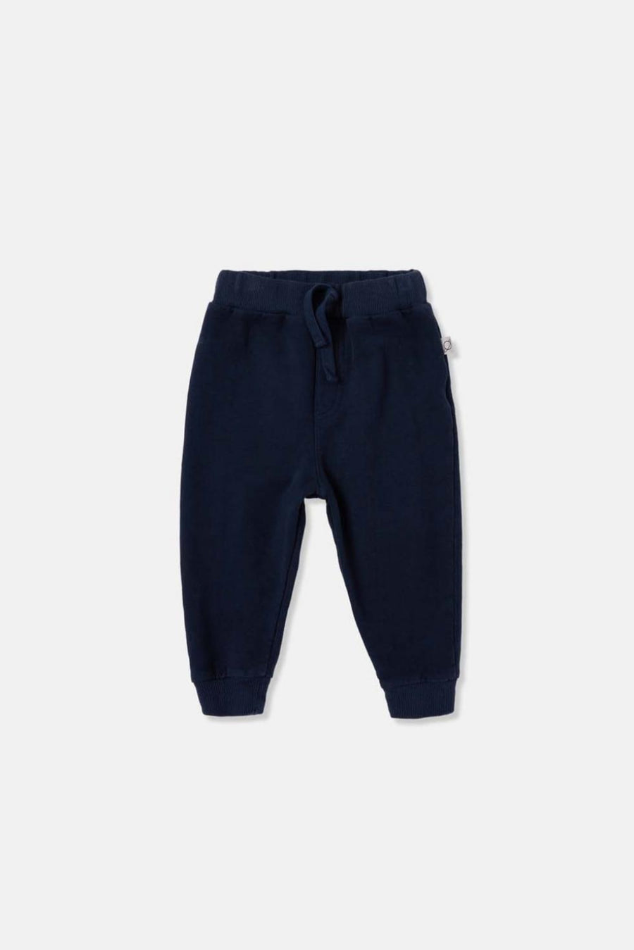 Soft fleece baby pants - Navy - Pants