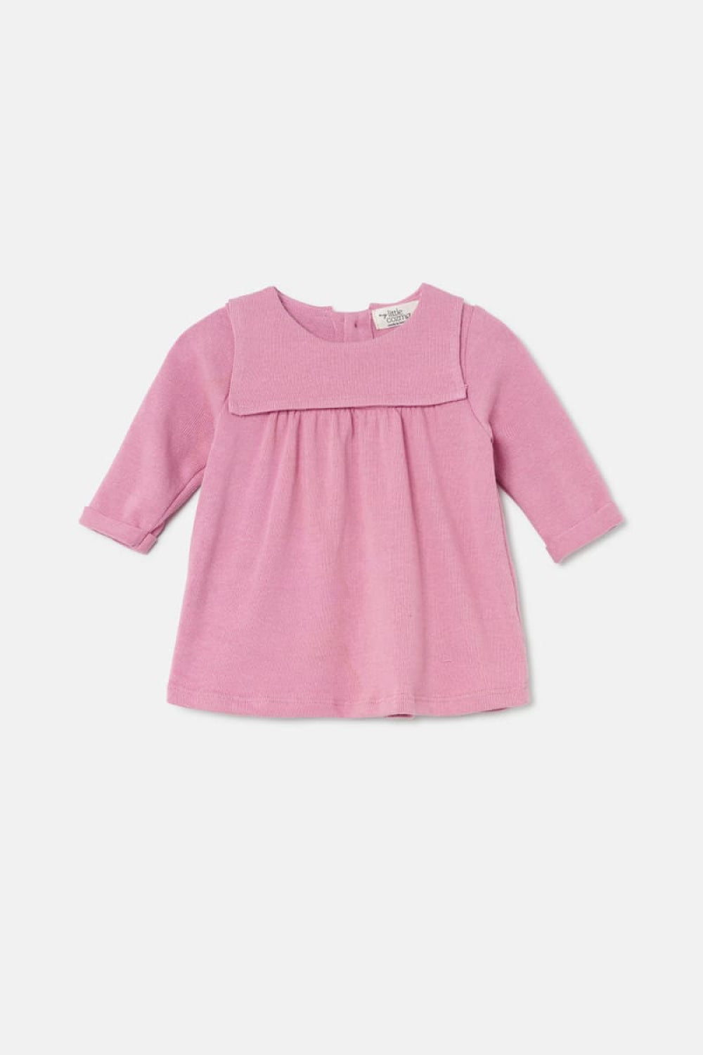 Soft Knit Baby Dress - Pink - 6M - Dresses