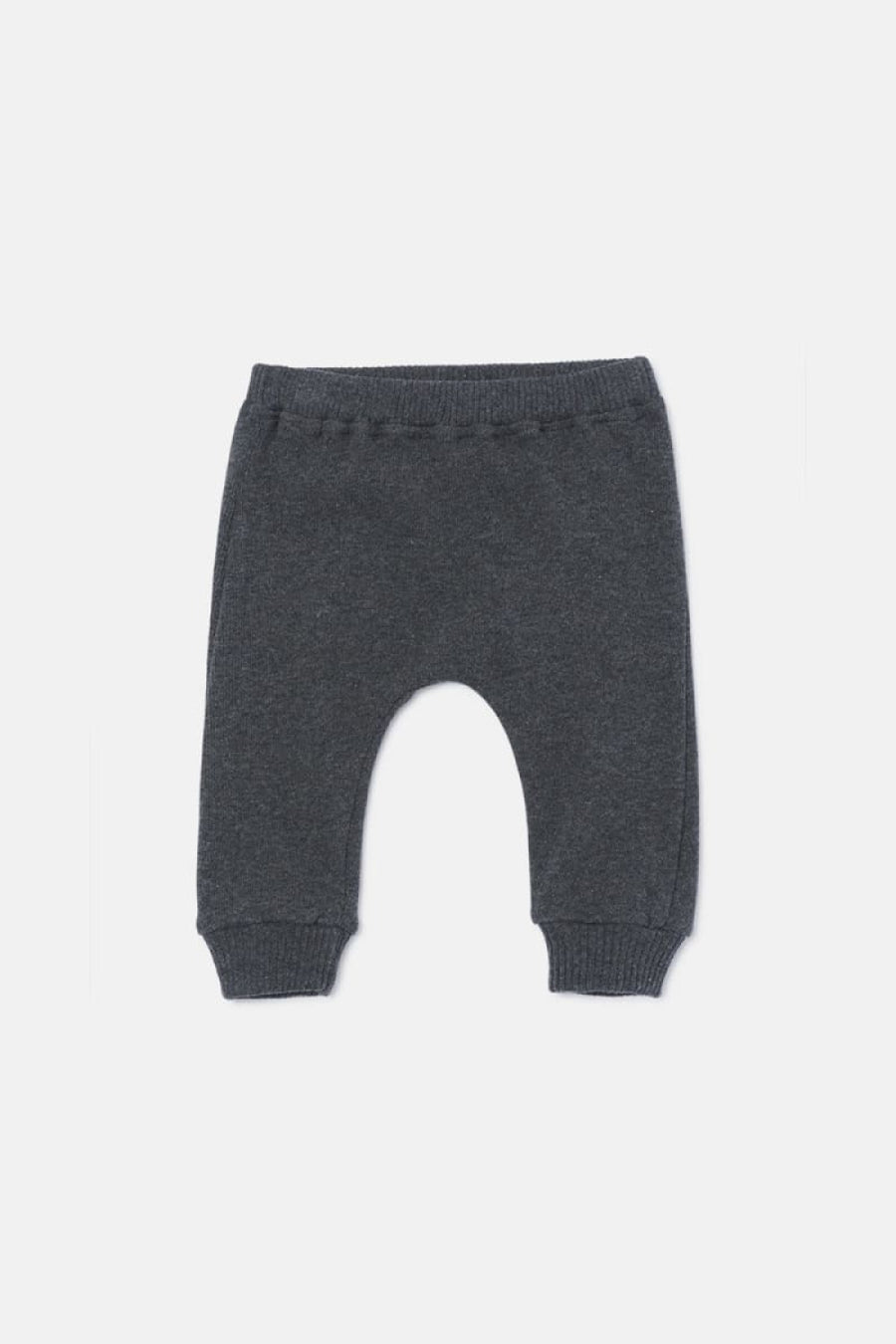 Soft Knit Baby Pants - Dark Grey - 6M - Pants