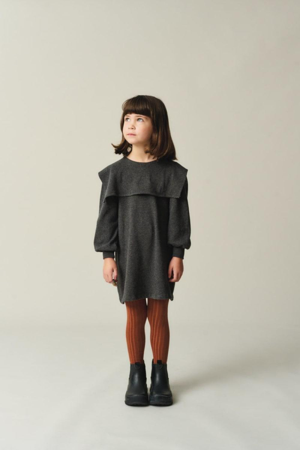 Soft Knit Dress - Dark Grey - Dresses