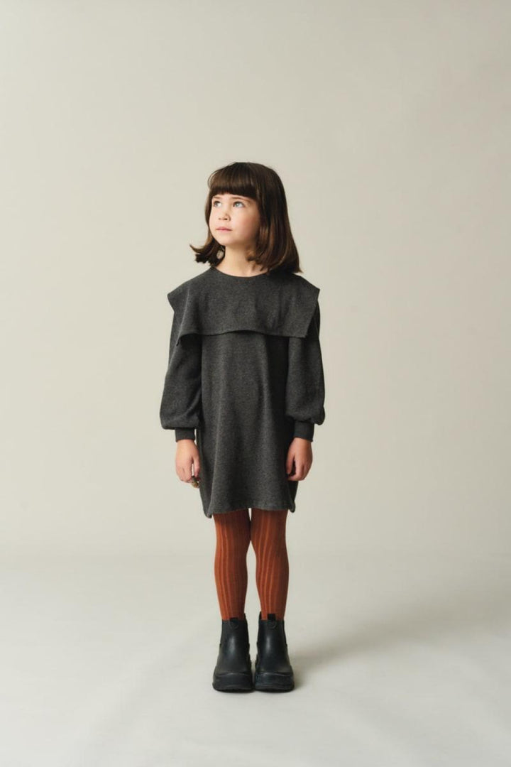 Soft Knit Dress - Dark Grey - Dresses
