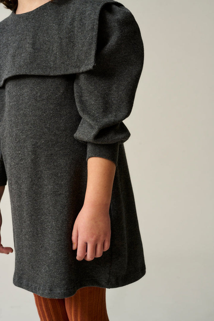 Soft Knit Dress - Dark Grey - Dresses