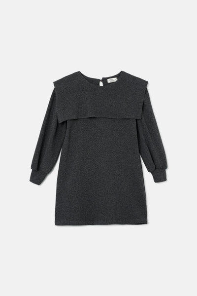 Soft Knit Dress - Dark Grey - Dresses