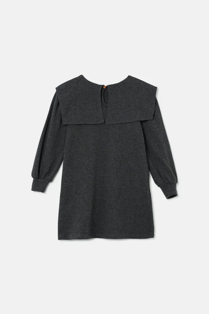 Soft Knit Dress - Dark Grey - Dresses