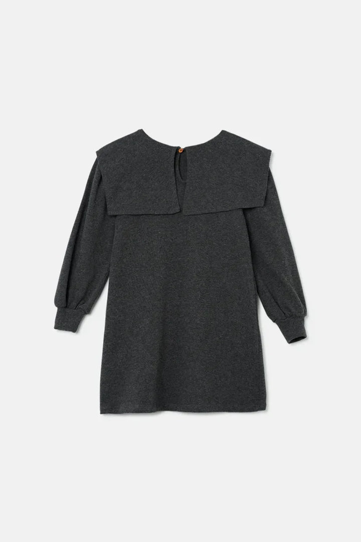 Soft Knit Dress - Dark Grey - Dresses
