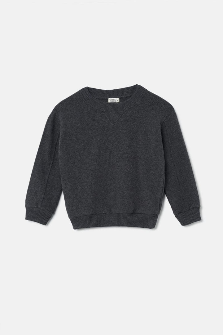 Soft Knit Sweater - Dark Grey - 6Y - Sweater