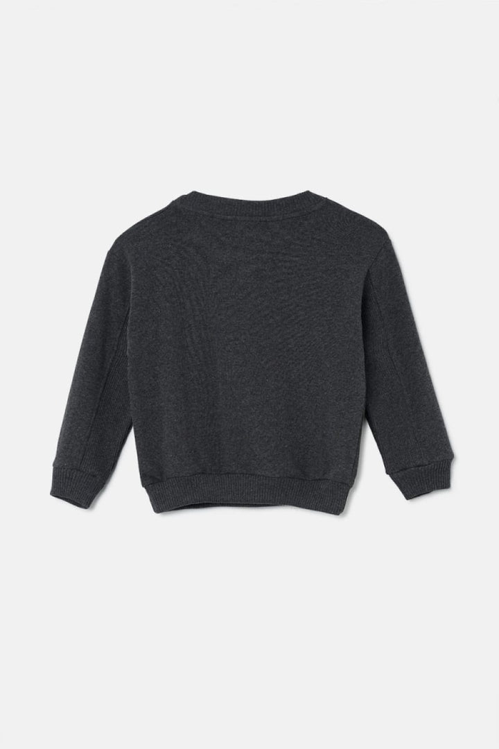 Soft Knit Sweater - Dark Grey - 6Y - Sweater