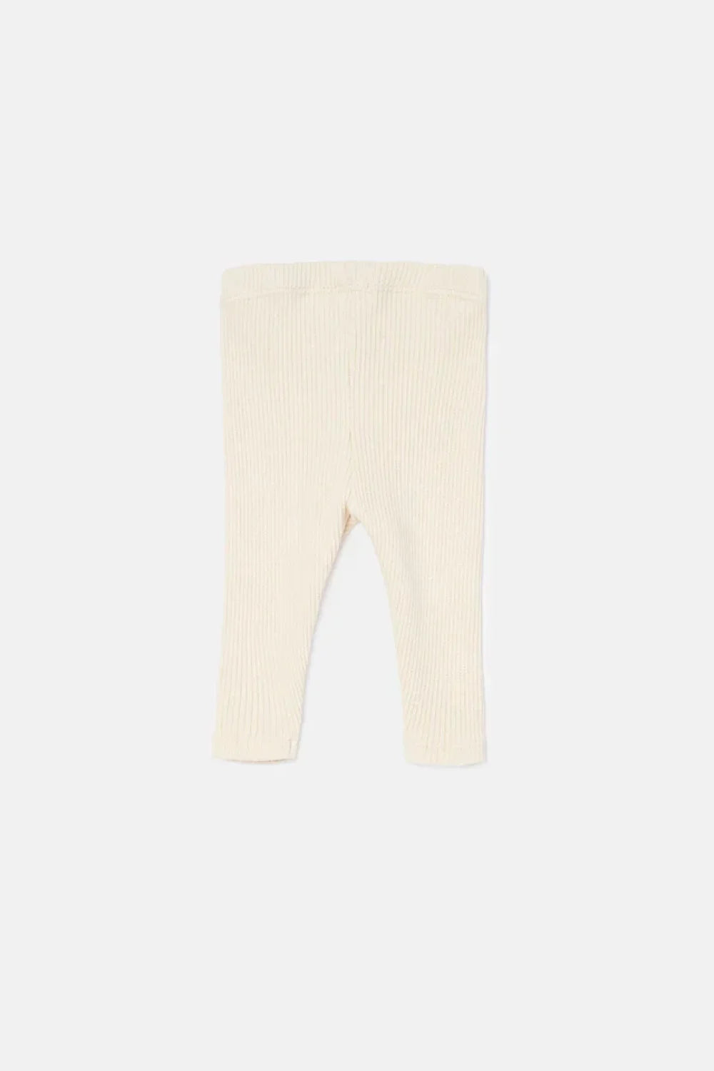 Soft Rib Baby Leggings - Stone - 6M - Leggings