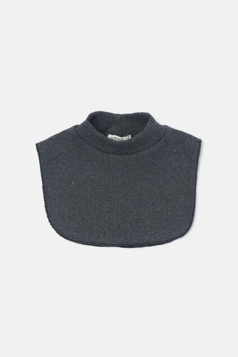 Soft Rib Bib Collar - Dark Grey - M (5-8yr) - Collar