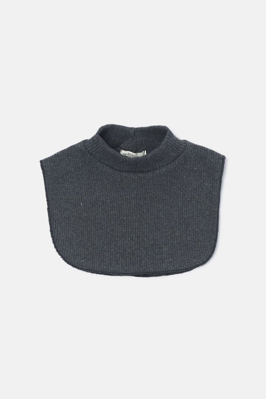Soft Rib Bib Collar - Dark Grey - M (5-8yr) - Collar