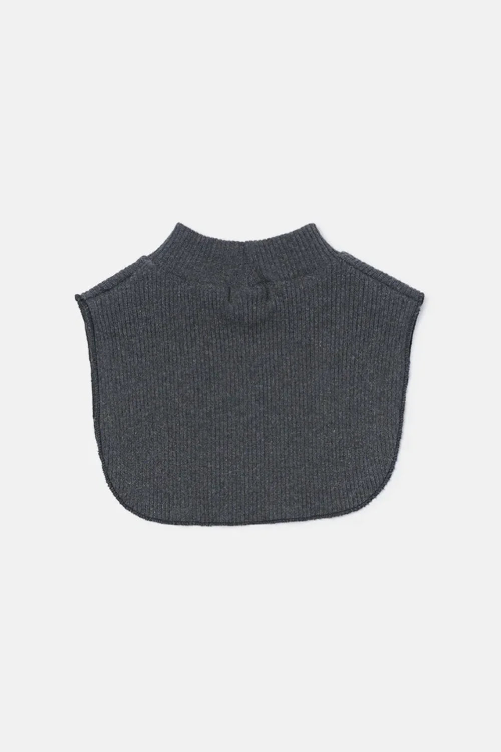 Soft Rib Bib Collar - Dark Grey - M (5-8yr) - Collar
