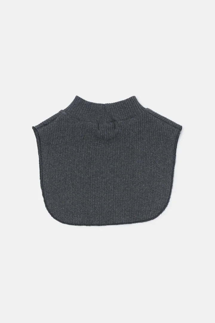 Soft Rib Bib Collar - Dark Grey - M (5-8yr) - Collar