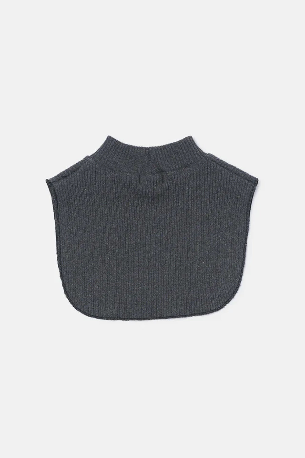 Soft Rib Bib Collar - Dark Grey - M (5-8yr) - Collar