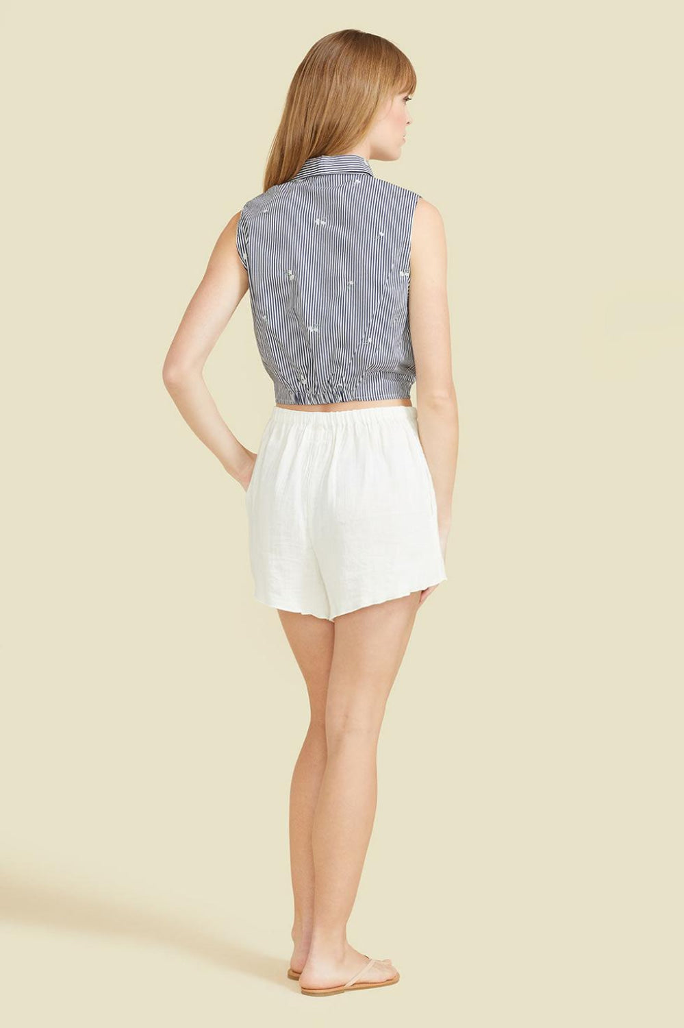 Sole Shirt - Navy & White Stripes - Tank Top