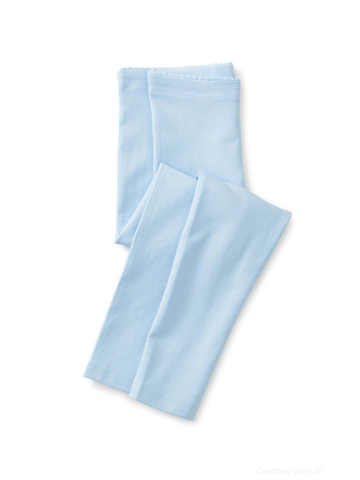 Solid Leggings - Clear Sky - Leggings