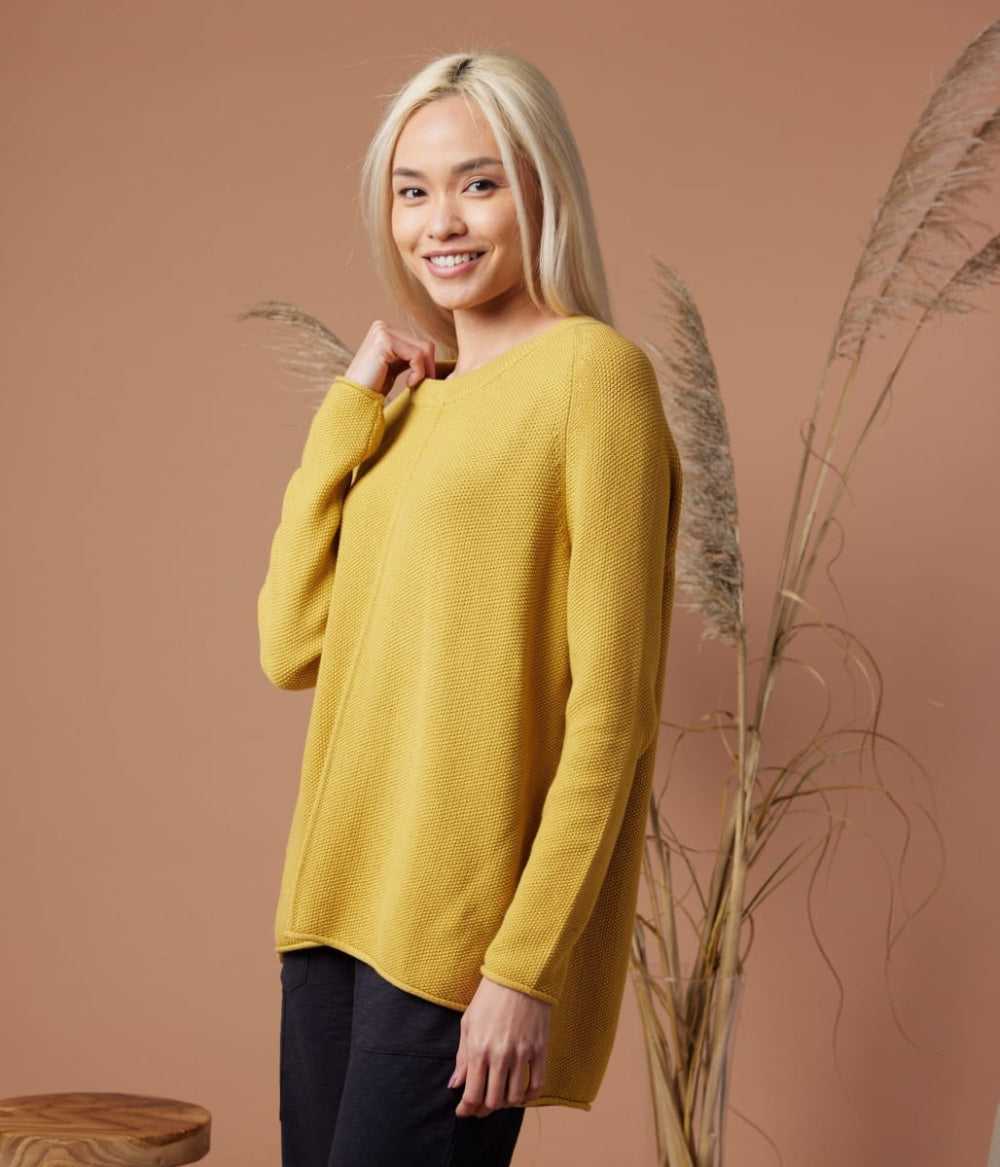 Solstice Sweater - Dijon - Sweater