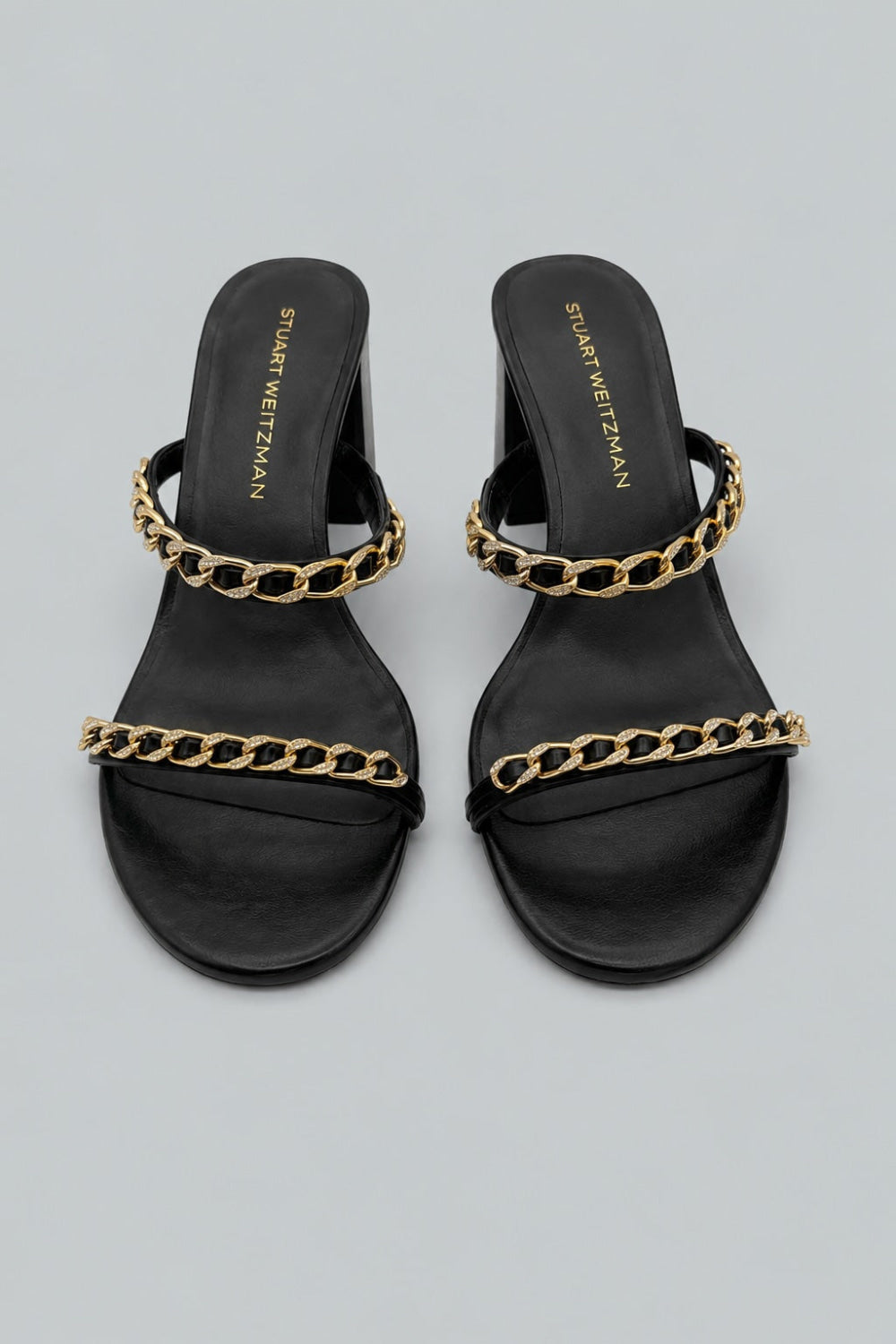 Soluxe Crystal 75 Slides - Black - US 11 EU 41.5 - Sandals