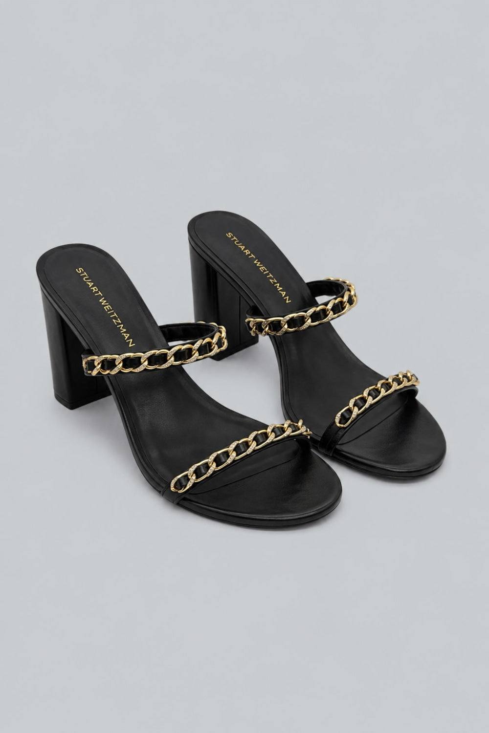 Soluxe Crystal 75 Slides - Black - US 11 EU 41.5 - Sandals