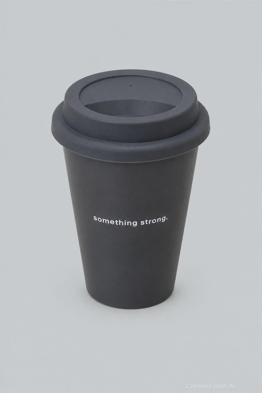 Something Strong Cup - Black - OS - Kitchenware