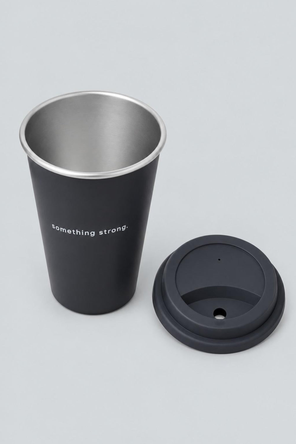 Something Strong Cup - Black - OS - Kitchenware