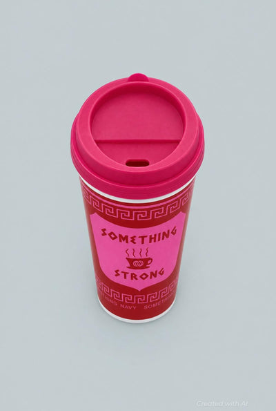 Something Strong Mug - Pink - One Size - Kitchenware