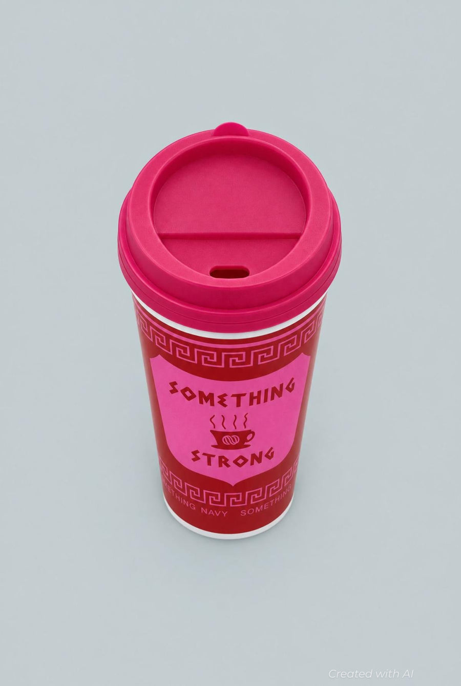 Something Strong Mug - Pink - One Size - Kitchenware
